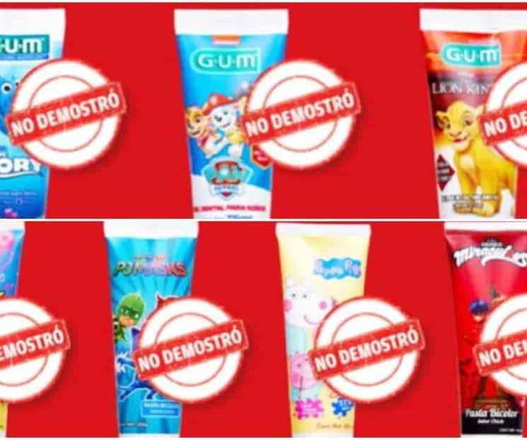 Hallan endulzantes como estevia en pastas dentales de niños