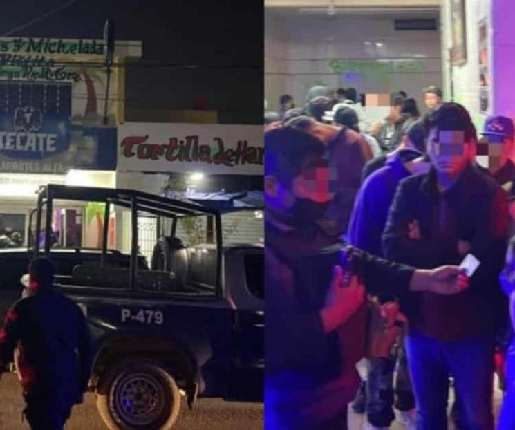 Detienen a 50 tras riña en un bar