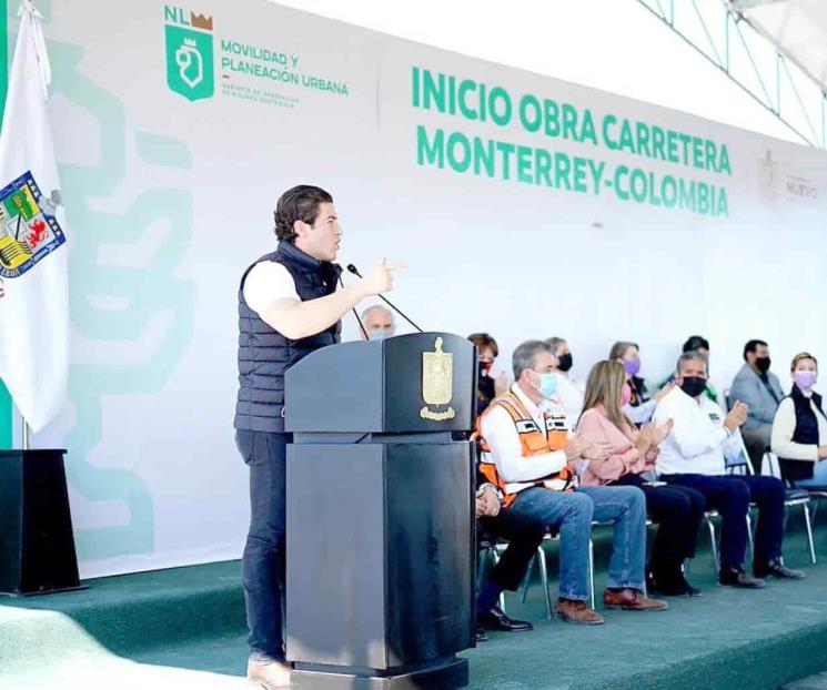 Inician obras de la carretera La Gloria-Colombia