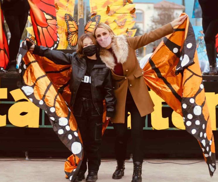 Realizan en Santa Catarina el desfile de la mariposa