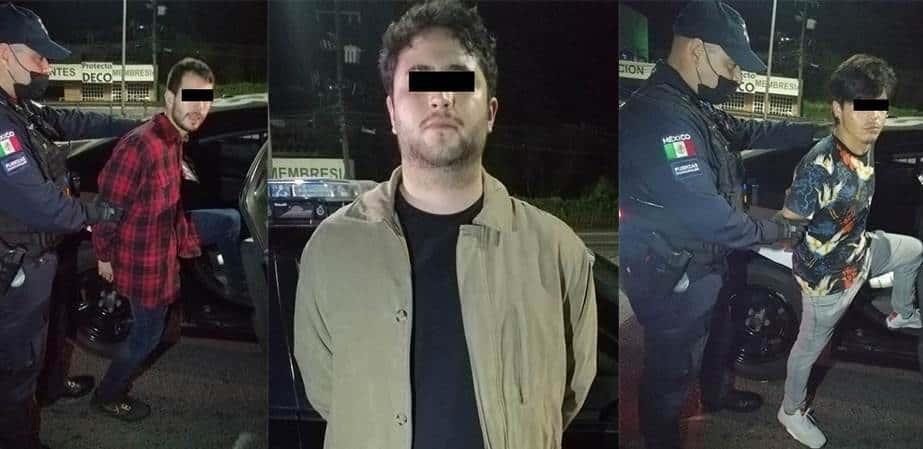 Detienen a 3 hombres con droga en Contry