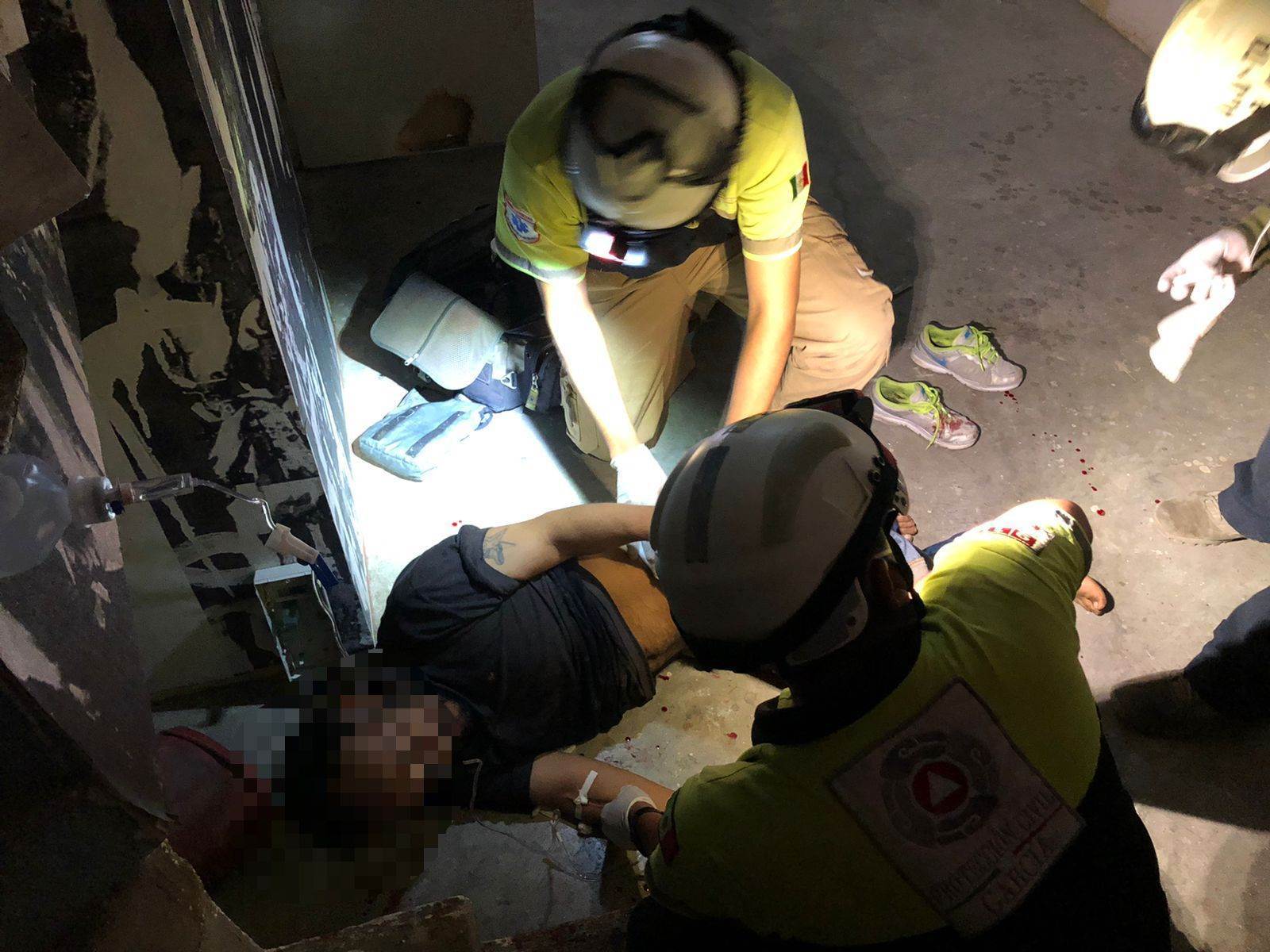Un hombre fue herido a balazos por un solitario delincuente