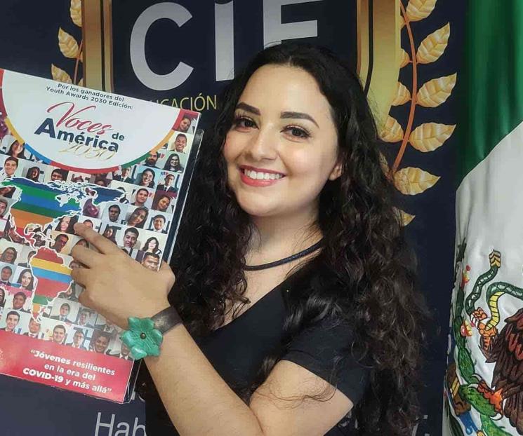 Es Alondra Frausto líder global en educación ambiental