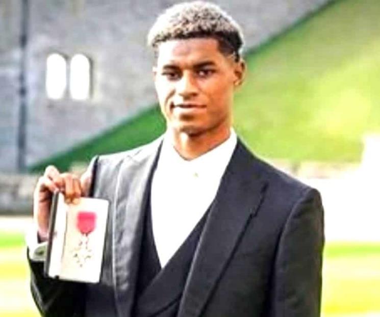 Es Rashford galardonado en Inglaterra por Altruismo