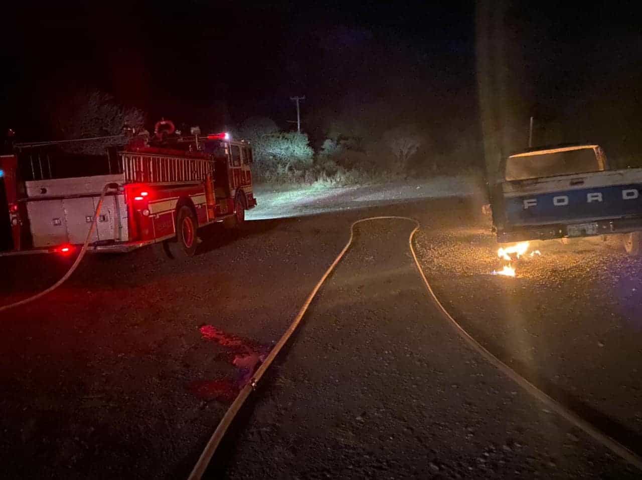 Un rancho en Montemorelos se incendió por completo por causas desconocidas