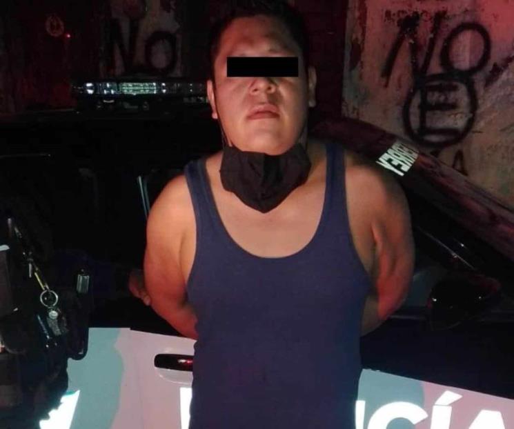 Arrestan a hombre por golpear a su cuñada en Col. Treviño