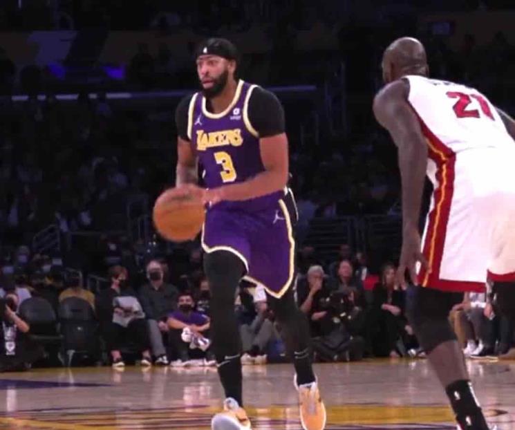 Vencen Lakers en tiempo extra a Miami Heat