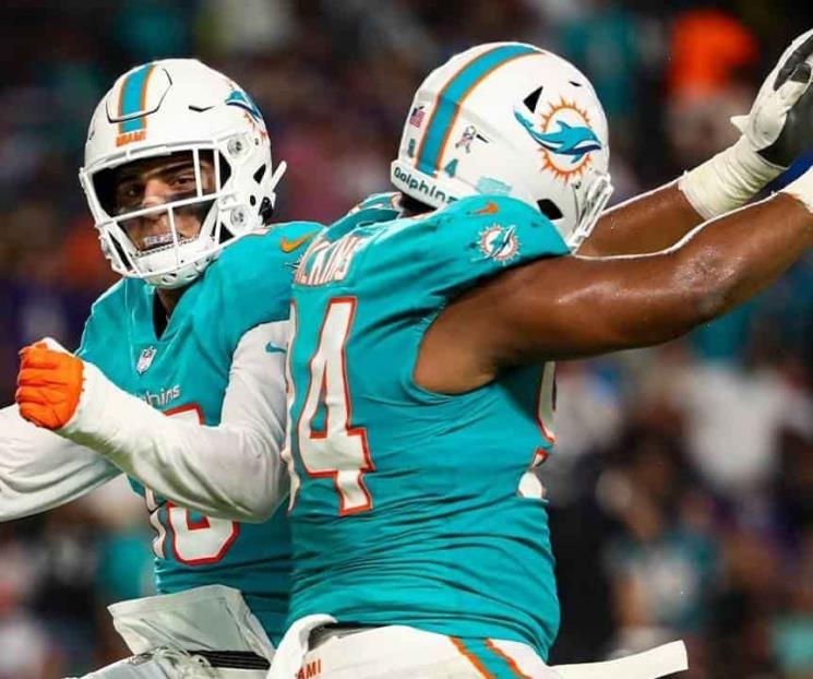 ¡Sorpresa! Delfines vencen a Cuervos