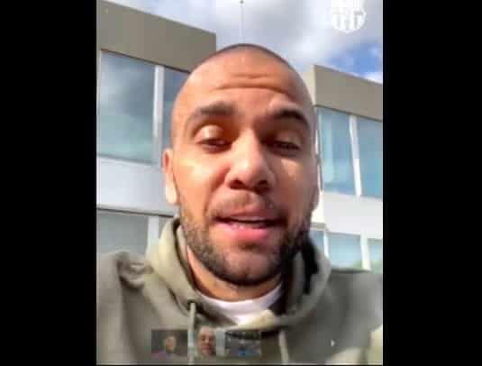 Vamos a reconstruir el Barça: Dani Alves