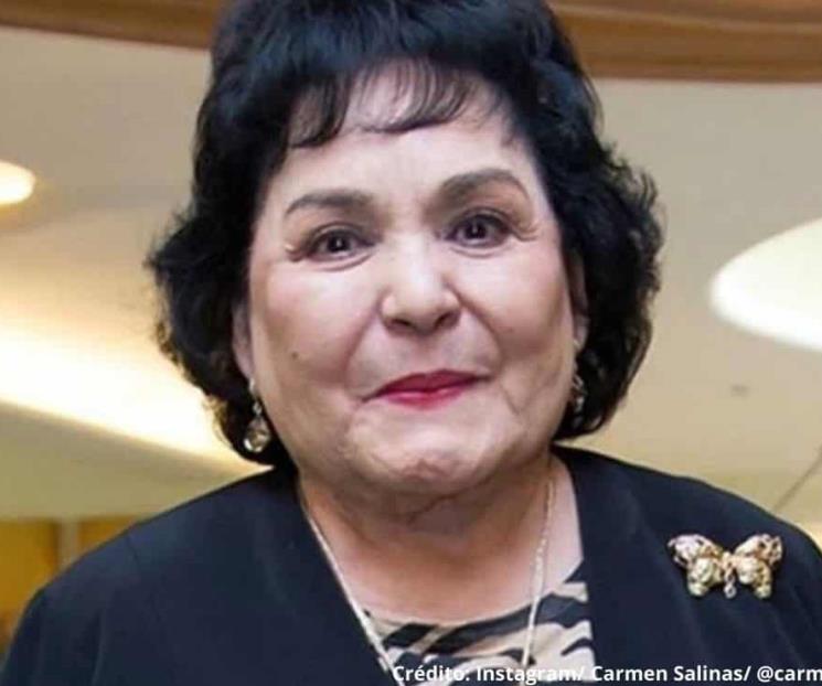 Carmen Salinas no mejora; sólo podemos esperar