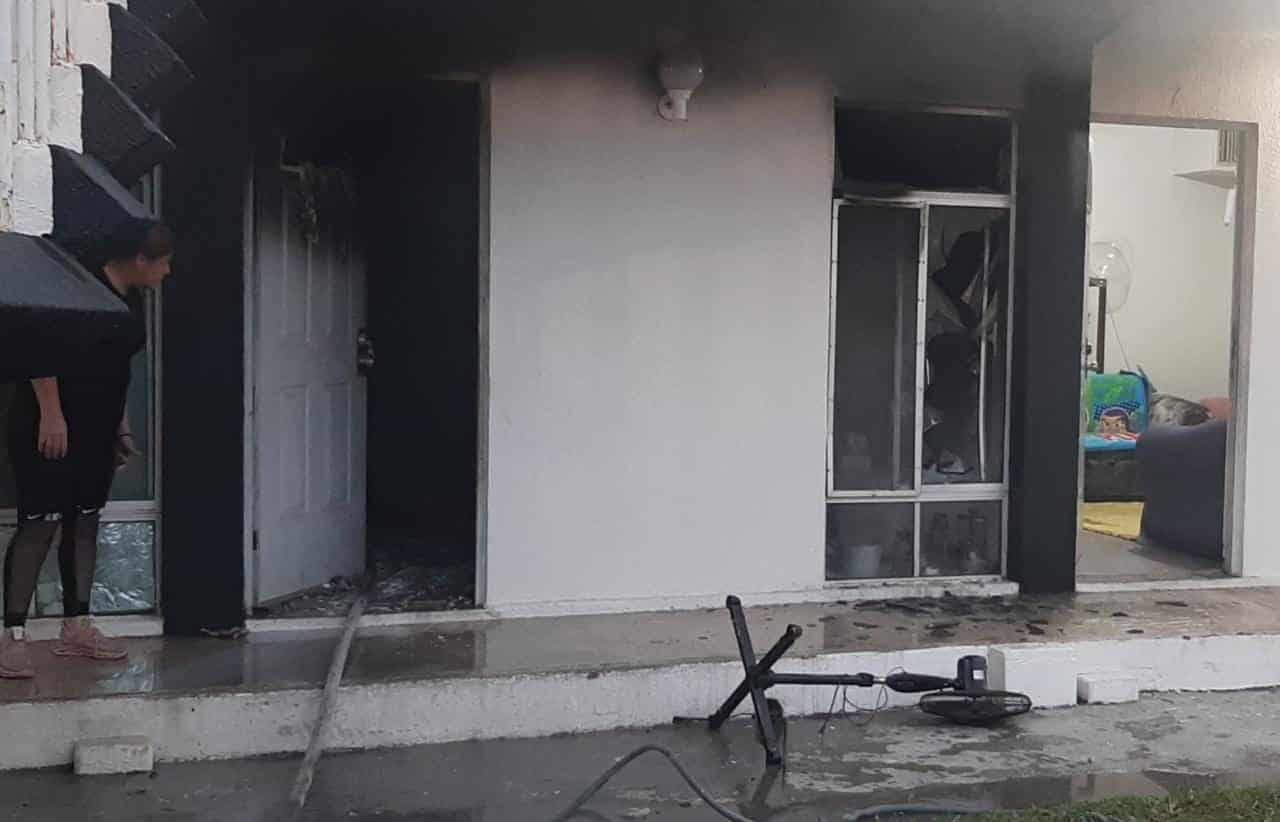 Se registró el incendio de un departamento en el municipio de Allende