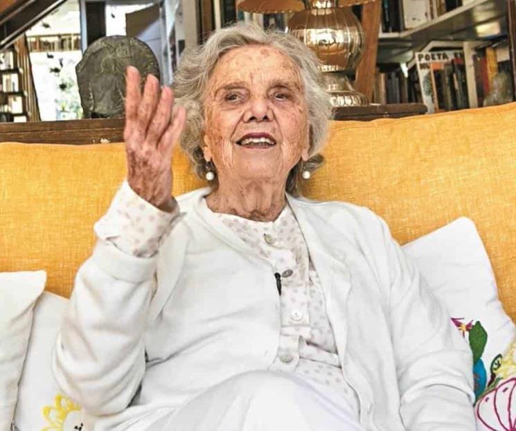 Entran a robar la casa de Elena Poniatowska Entran a robar la casa de Elena Poniatowska