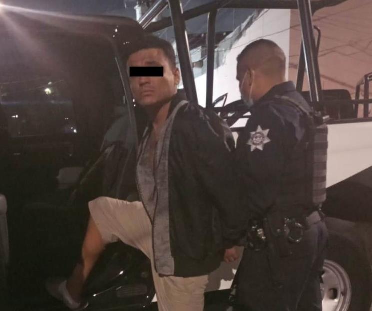 Detienen a hombre con droga en la Col. Garza Nieto
