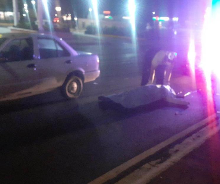 Muere atropellado en García