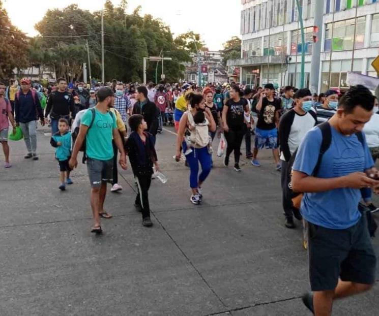Sale segunda caravana migrante desde Tapachula, Chiapas