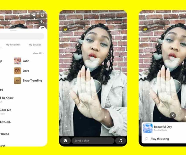 Snapchat se alía con Sony Music