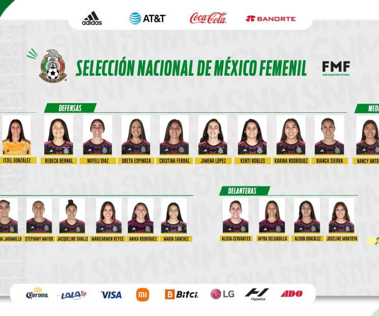 Van 7 de Tigres y 2 de Rayadas al TRI Femenil