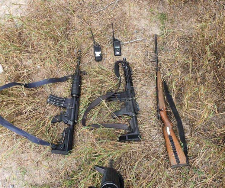 Detienen a 4 pistoleros tras balacera