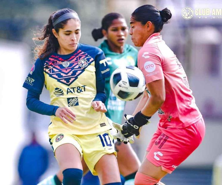 Vence América a León; azulcremas son terceras