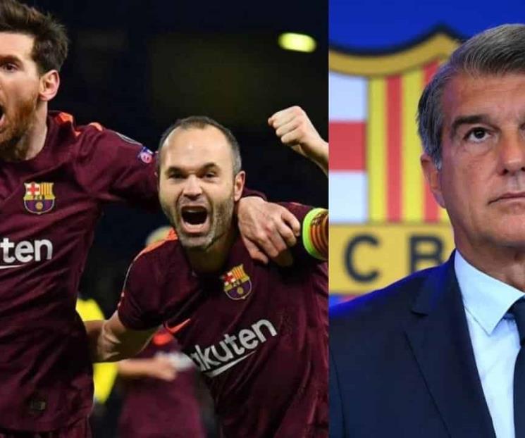 Descarta Laporta regreso de Messi al Barça como jugador Descarta Laporta regreso de Messi al Barça como jugador