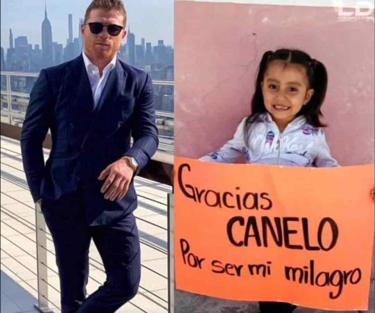 Dona Canelo 1 millón de pesos para tratar a niños con cáncer
