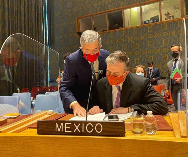Ebrard encabezará debate sobre tráfico de armas ante la ONU