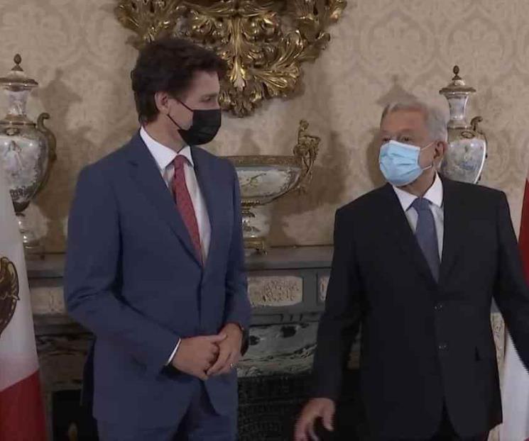 AMLO le explicó a Justin Trudeau la reforma eléctrica