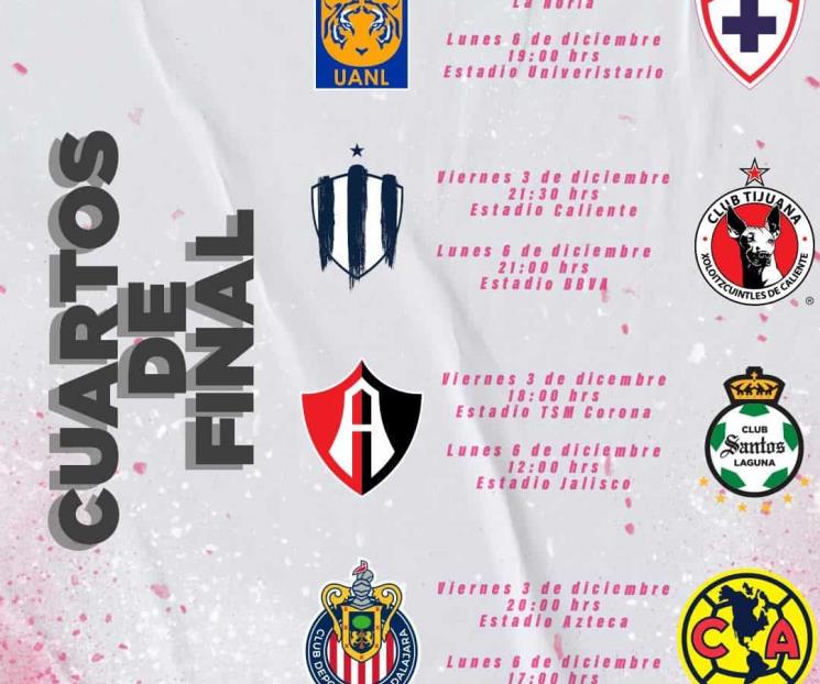 Conocen regias los horarios de su Liguilla
