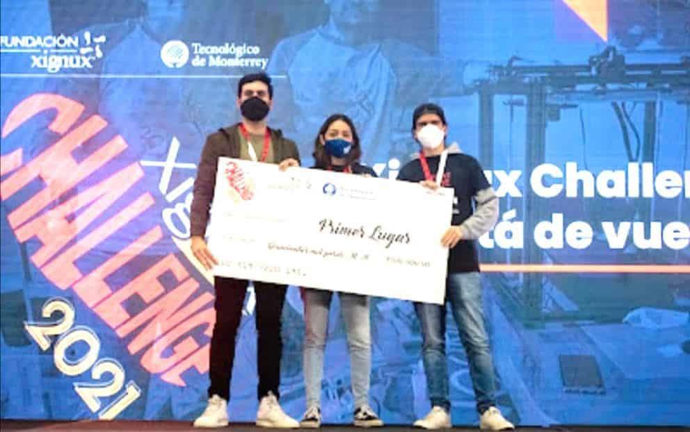 Ganan el Xignux Challenge con bicicleta sustentable