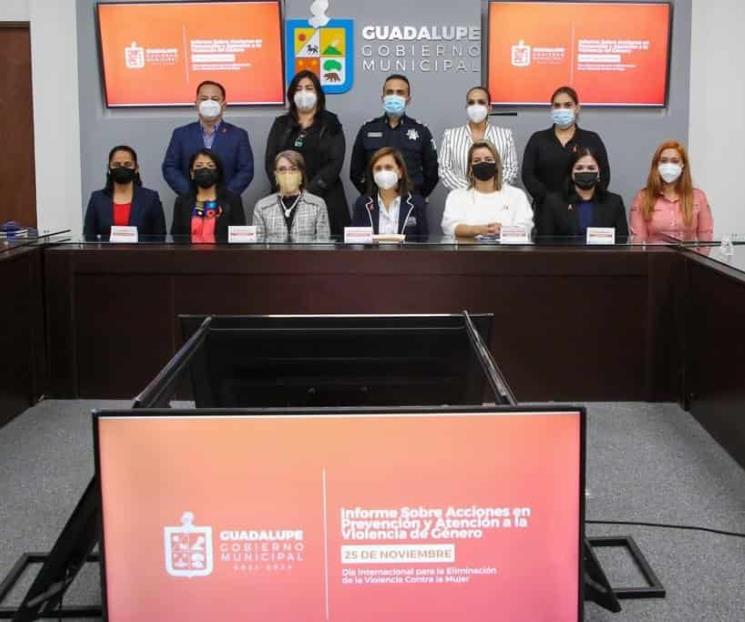 Destaca Cristina baja de feminicidios en Guadalupe Destaca Cristina baja de feminicidios en Guadalupe