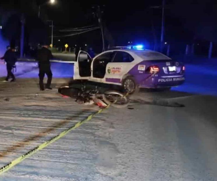 Balean a motociclista