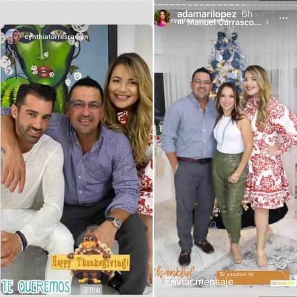Adamari y Toni celebran juntos el Día de Acción de Gracias