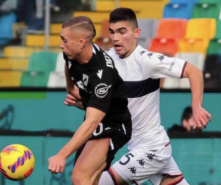 Sigue Johan Vázquez afianzándose en el Genoa