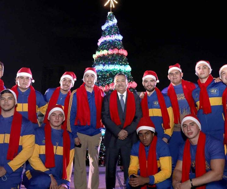 Encienden la Navidad en la UANL