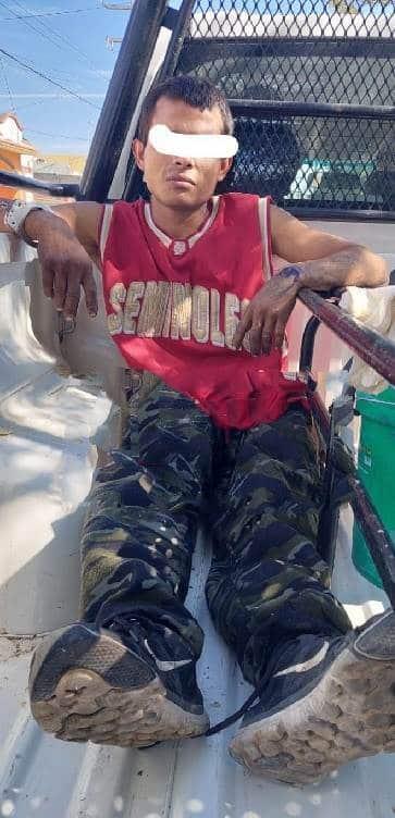 Sorprenden a ladrón de medidores de agua