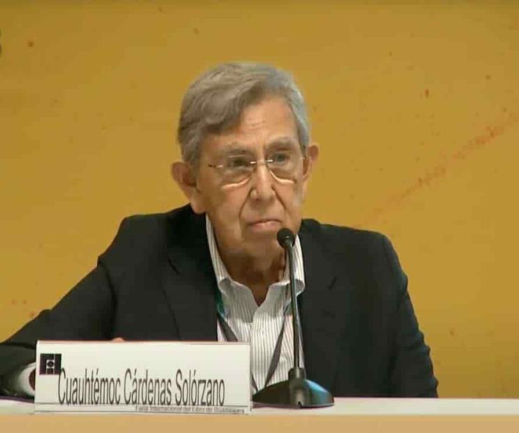A 3 años de AMLO, hay rezagos y no iniciativas: Cárdenas A 3 años de AMLO, hay rezagos y no iniciativas: Cárdenas