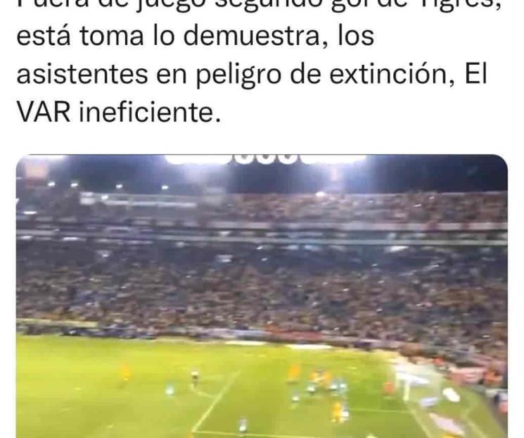 Afirman que había fuera de lugar en 2do gol de Tigres Afirman que había fuera de lugar en 2do gol de Tigres