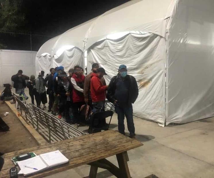 Aseguran a 105 migrantes ilegales