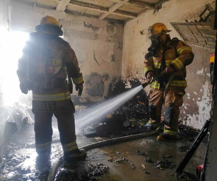 Arde vivienda en García