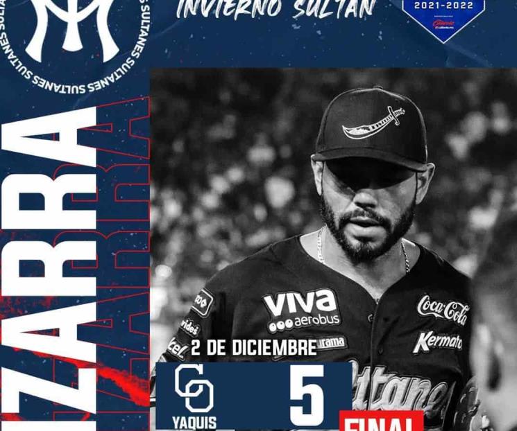 No logran Sultanes barrida sobre Yaquis