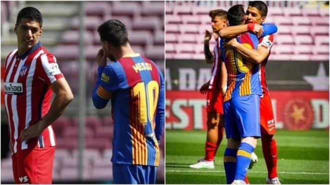 Messi sufre en Francia: Luis Suárez