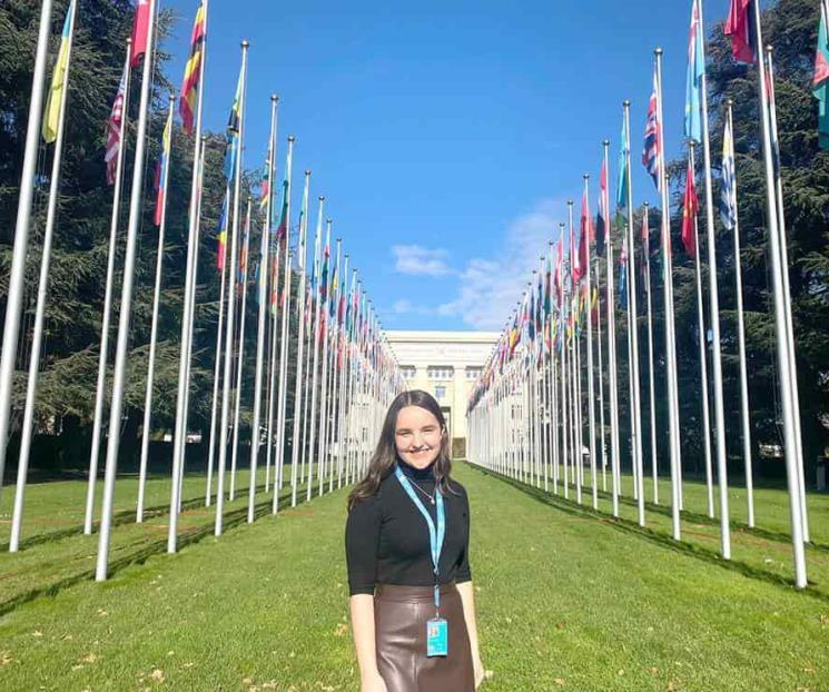 Realiza estudiante regia pasantía en ONU