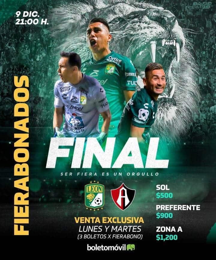Inicia en León venta para abonados para final