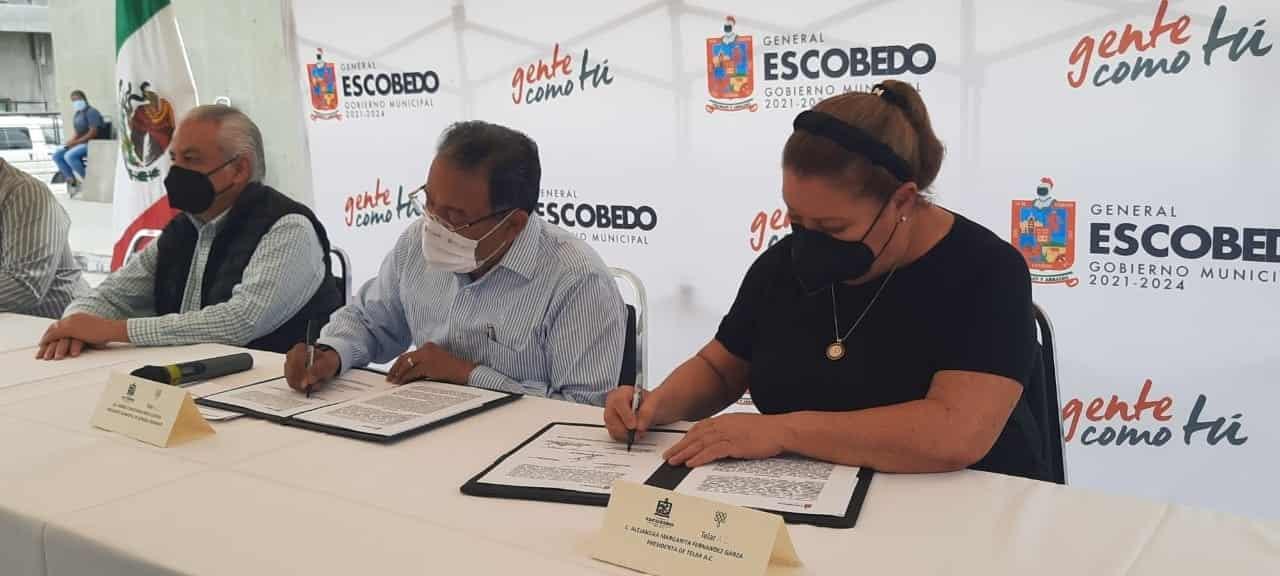 Firman compromiso Escobedo y Telar