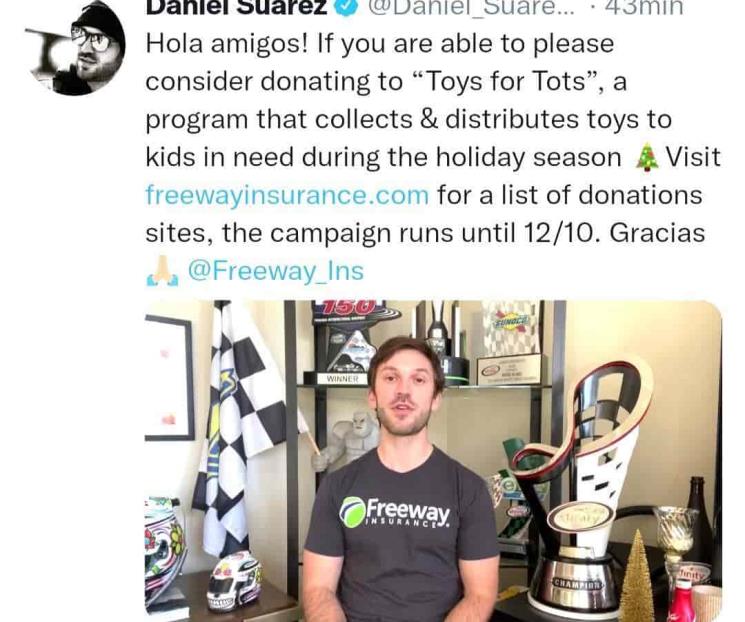 Se solidariza Daniel Suárez con niños necesitados