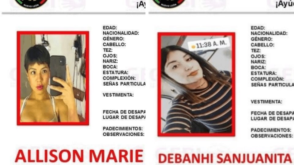 Buscan a primas desaparecidas Buscan a primas desaparecidas