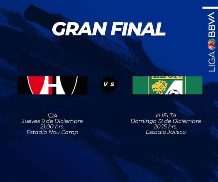 Así se jugará la final del Grita México