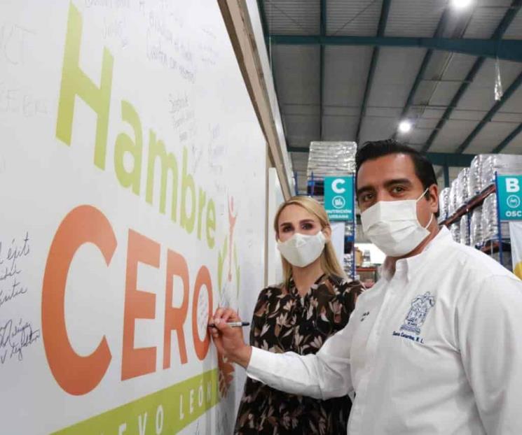 Se suma Jesús Nava a campaña “Hambre Cero”