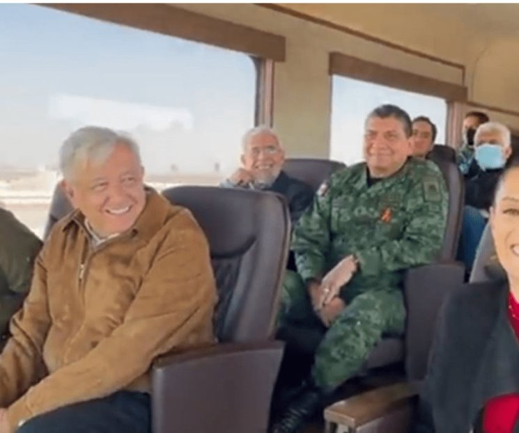 Descartan montaje en video de AMLO en aeropuerto