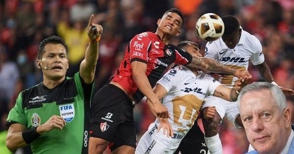 No hubo penal sobre Dinneno, dice Brizio